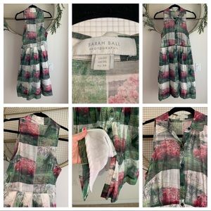 Sheer window panel Anthropologie dress